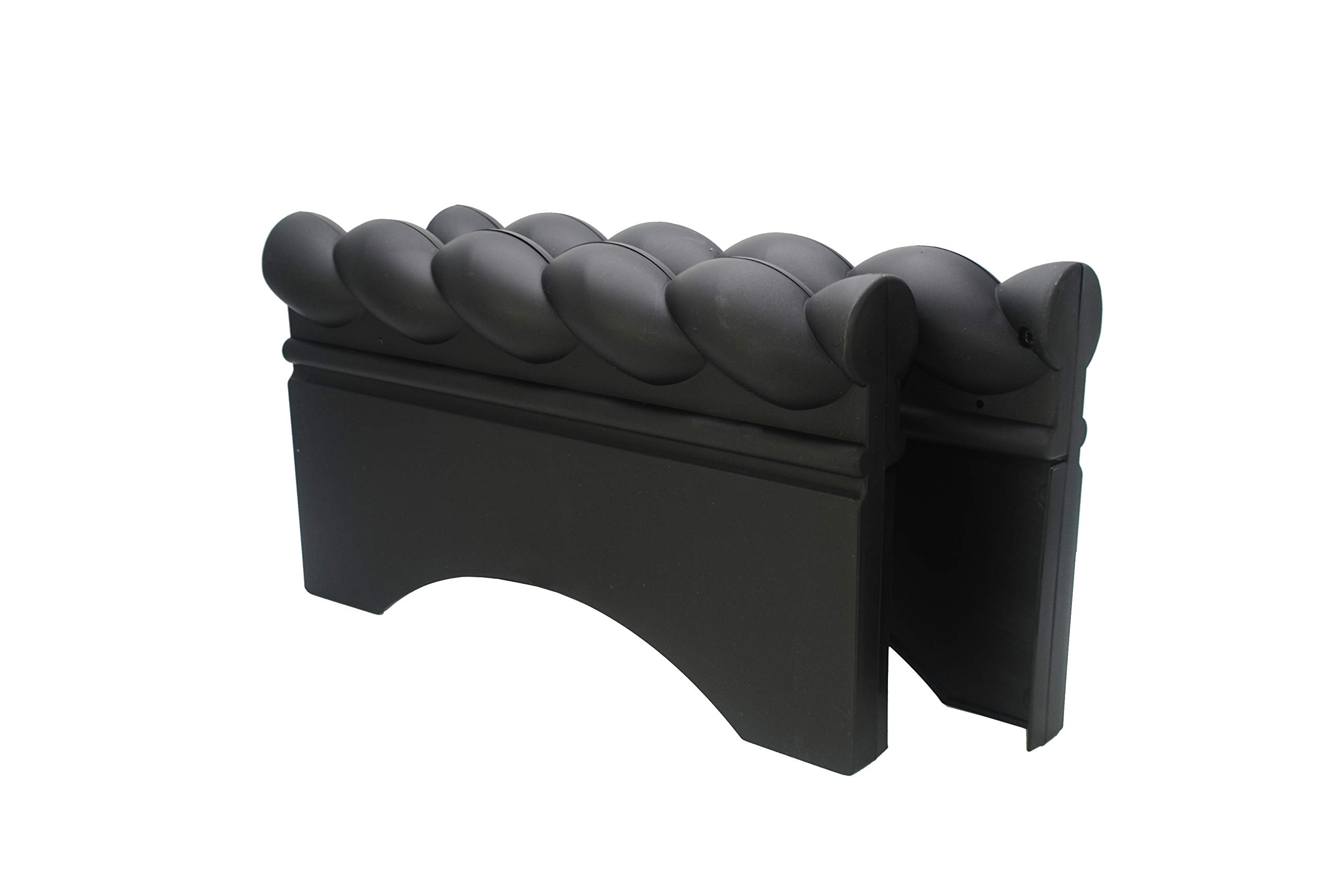 Linic Black Colour Full Rope Top Plastic Garden Border/Lawn Edging. UK Made. (X8172) Free UK Postage. (1)
