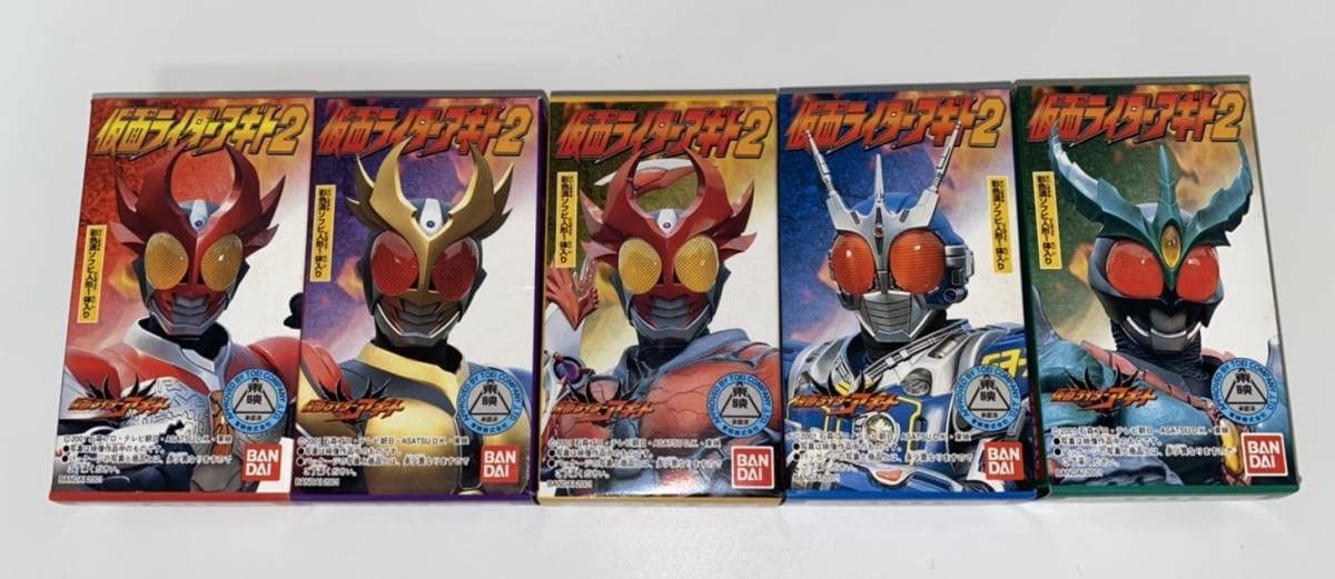 Amazon.co.jp: 2001年当時物 食玩 仮面ライダーアギト2 全5種セット