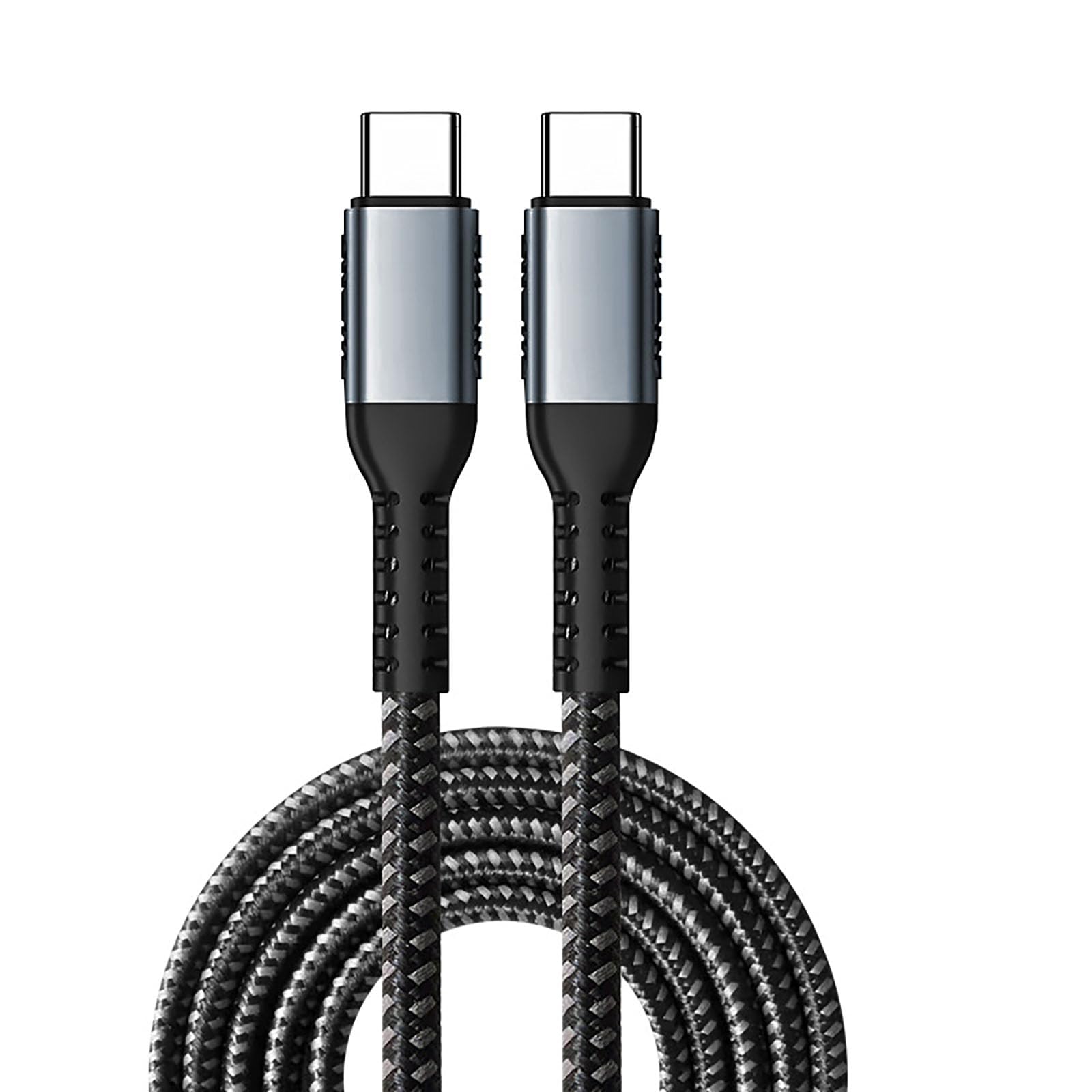 LeTradeJP USB Type C ケーブル PD対応 100W 超急速充電 ナイロン編み 断線防止 iPad/MacBook Pro/Galaxy S24/Matebook/iPad/Xp-eria等USB-C各種対応(1m)