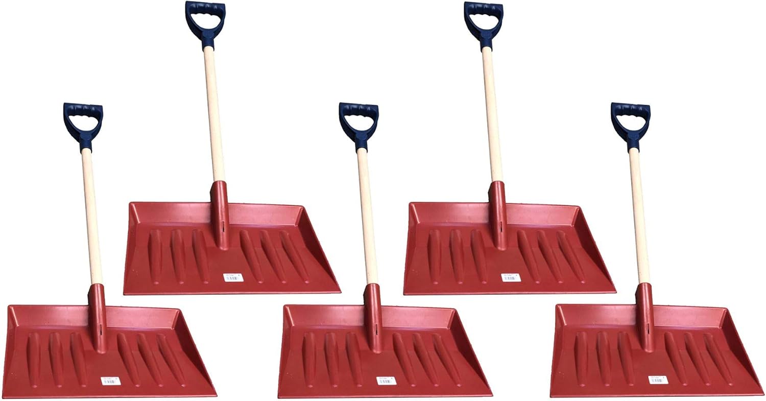 5 Snow Leaf Grass Shovel Scoop Remover Removal Clearer Clearing Short Handle