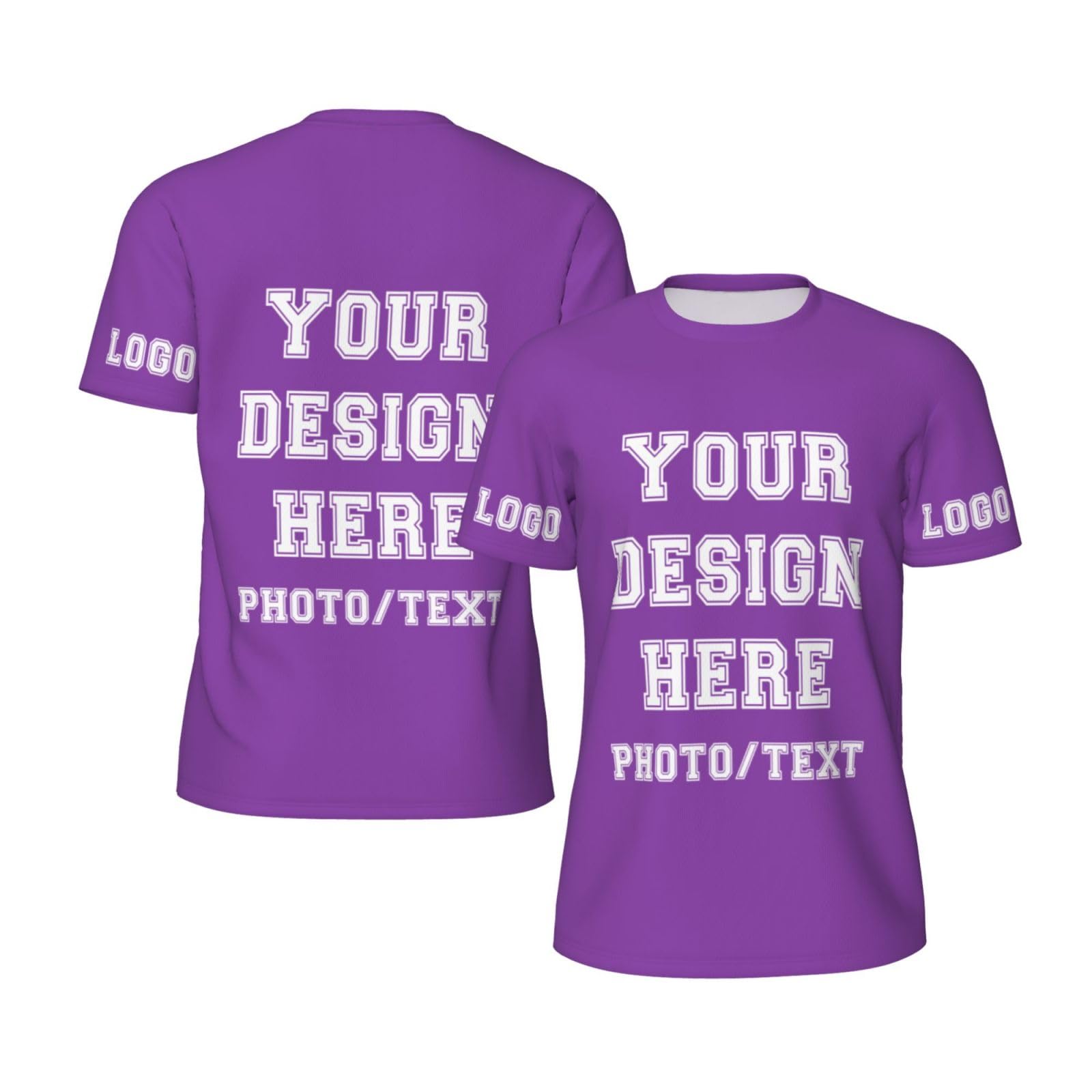 Generic custom t shirts Add Your Design Here Casual Camisetas personalizadas para hombres Fashion Custom T Shirts