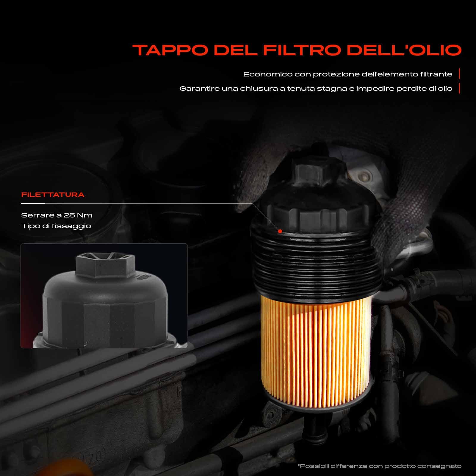 Frankberg Radiatore dell'olio Motore Alloggiamento del filtro dell'olio Diesel Compatibile con 169 312 319 Van 312 519 Punto 199