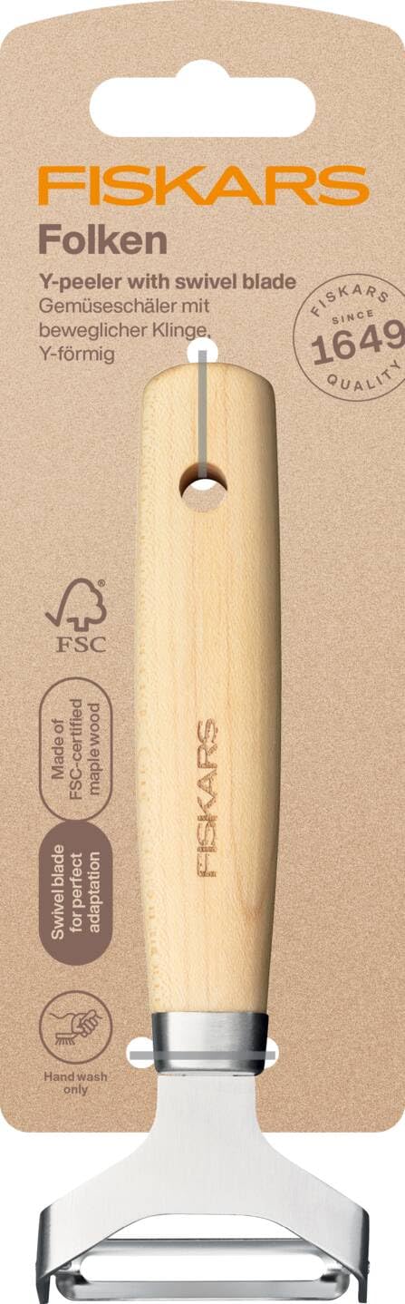 Fiskars Folken Y-peeler swivel blade FSC