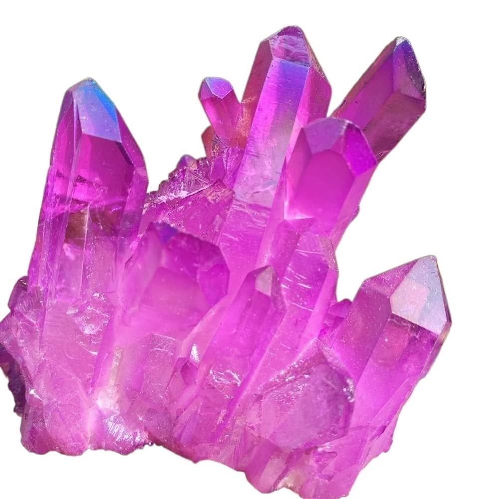 Aura Quartz Crystal Cluster Titanium Bismuth Silicon Rainbow Ornaments