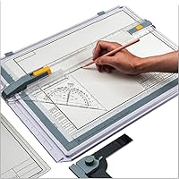 Vista 2 de Set de mesa de dibujo con escala en pulgadas A3 de SALEMAR, tablero de dibujo para bocetos arquitectónicos gráficos