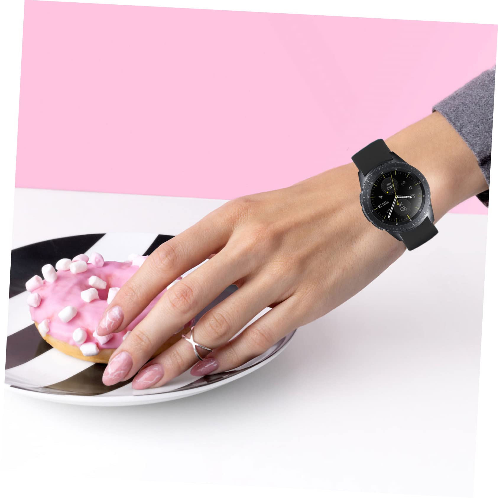 Didiseaon Replacement Silicone Watchband for Watch 3/ Watch 3/ Quick Release Material Adjustable for Wrist Comfort