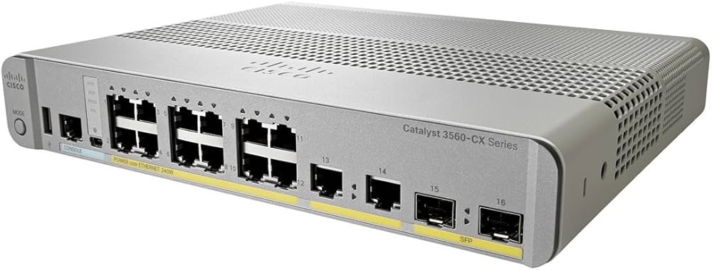 専用出品【CCNA、CCNP】 Cisco Catalyst3560-CX Amazon.com: Cisco Catalyst 3560CX-12PC-S Network Switch, 12