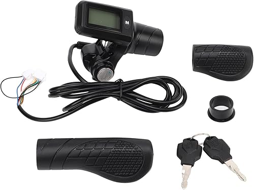 805 - Juego de empuñadura de acelerador con panel de visualización LCD, soporte de acelerador medio con panel LCD para manillares de 0.886 in disponible en Yaxa Guatemala