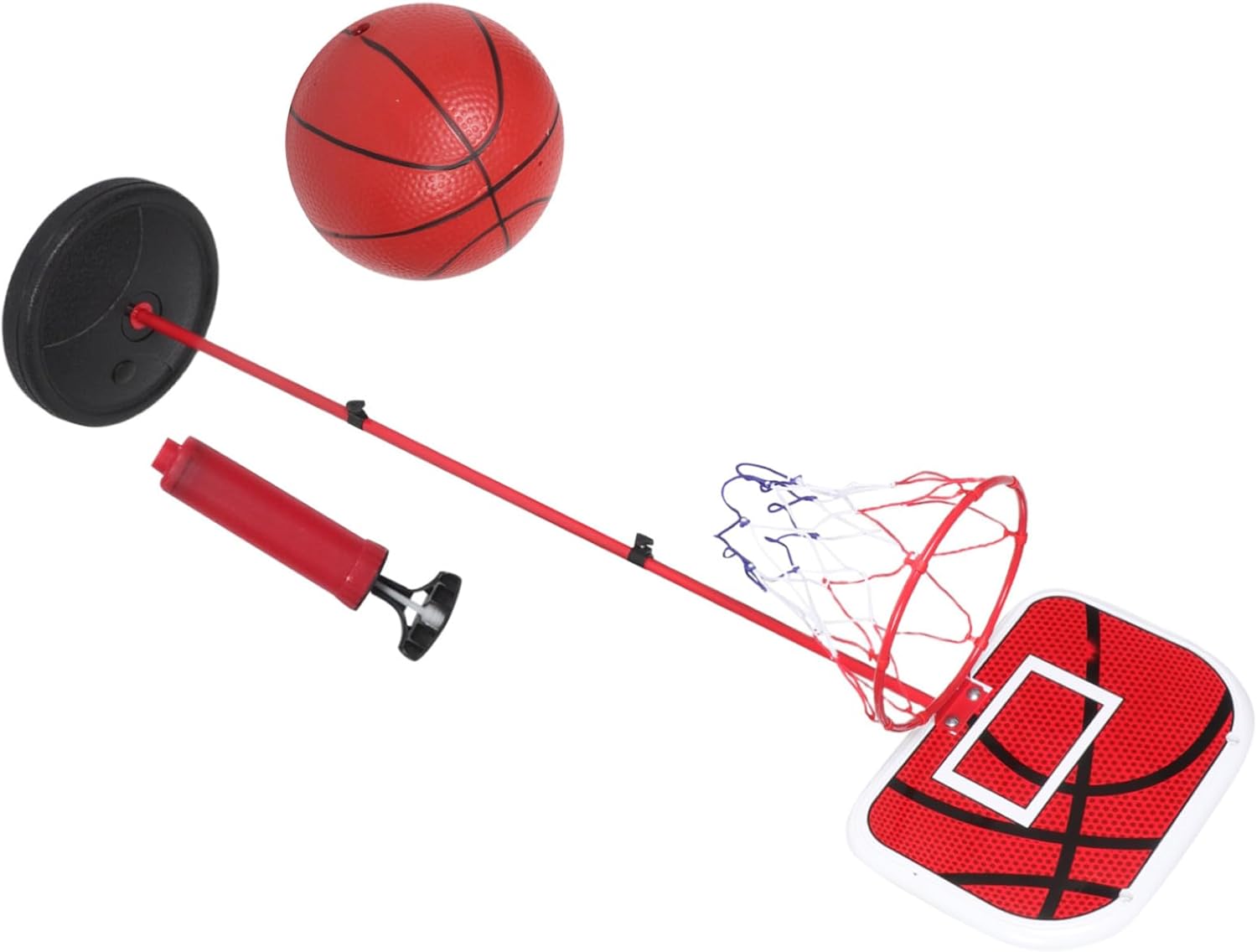 Boys and Girls Basketball Hoop Stand Toddlers Basketball Goal Height Adjustable System for Sports Portable Hoop for Training and Play