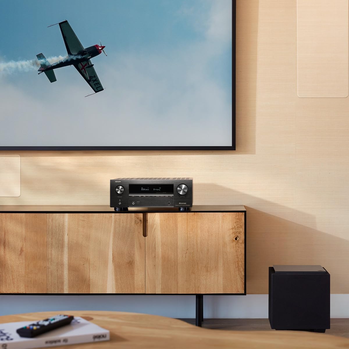 Denon AVR-X3800H 9.4 Channel 8K Receiver Bundle with AudioQuest Sky 3m HDMI Cable