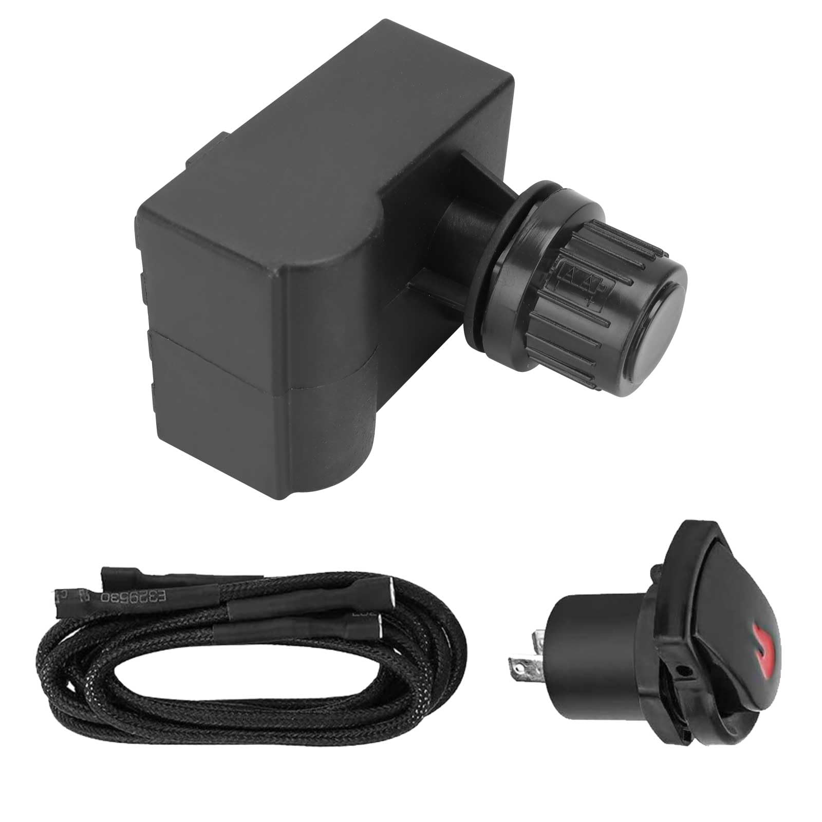 BBQ Future Electronic Ignition Button with 5 Spark Generator Push Button Switch for Charbroil Grill, Grill Replacement Igniter Module for Char-Broil Surefire Ignition Systems and Most Grill