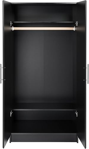 Miniatura 6 de Gabinete Elite Tablero de partículas Madera maciza Negro Negro, Espresso, Gris Claro, Blanco