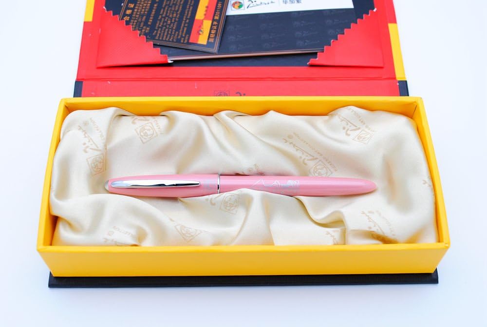 Picasso 606 Rollerball Pen 0.5mm Nib Original Box (pearl pink) - Image 4