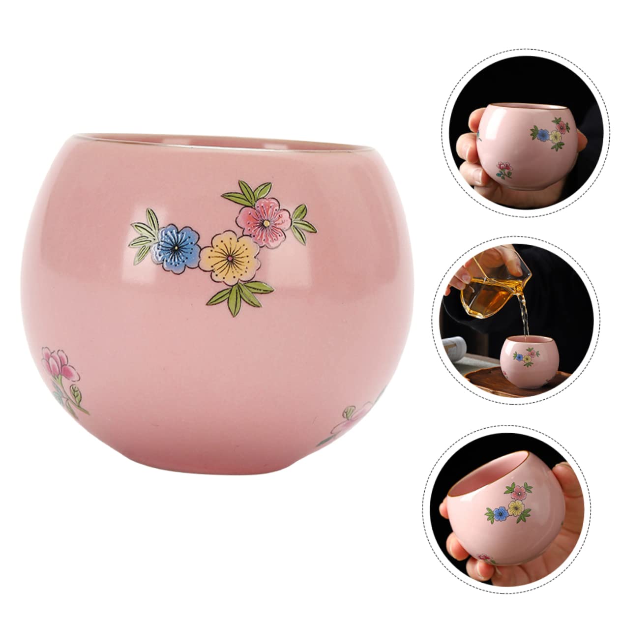 5 sztuk Porcelanowe Filiżanki Ceramiczne Filiżanki Espresso Niebieskie Szklanki Do Picia Ceramiczne Kubki Do Kawy Mały Kubek Do Picia Kubek Sake Kubek Cappuccino Styl Ret