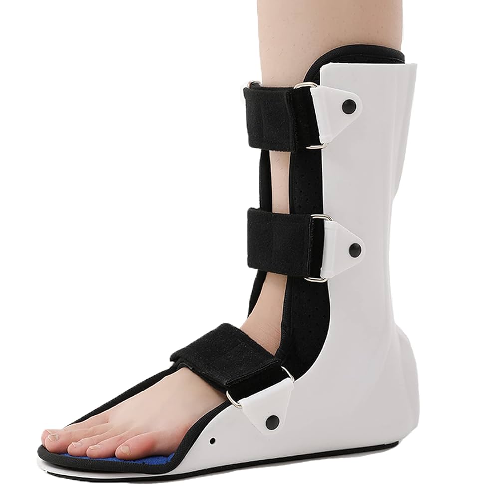 Amazon | 骨折装具ブーツ足首関節固定ブレース調節可能な通気性