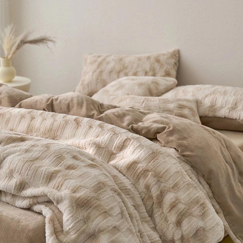Bed Sheets Set, Bedding Sheets Pillowcases Kit, Twin Bed Set, Hotel Bedding, Home Decor(Khaki) A13