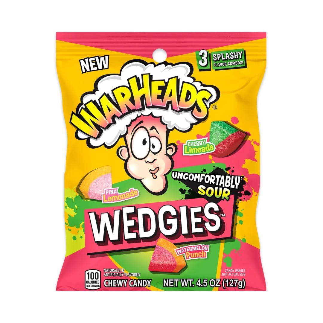 WARHEADS SOUR WEDGIES 3.5oz (99g)