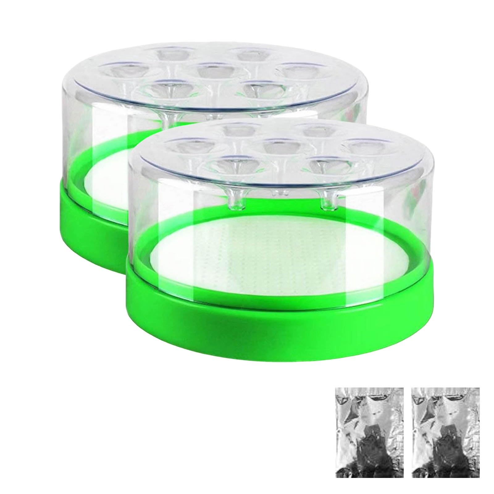 2PCS Reusable Non-Electric Fly Trap Transparent Fly Trap Container