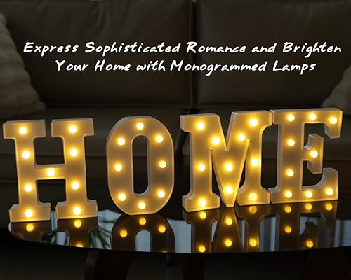 Miniatura 5 de Letras iluminadas, letras LED, 26 alfabetos, letras iluminadas decorativas, a pilas, para fiestas, bares, luz de noche, decoración del hogar (letra