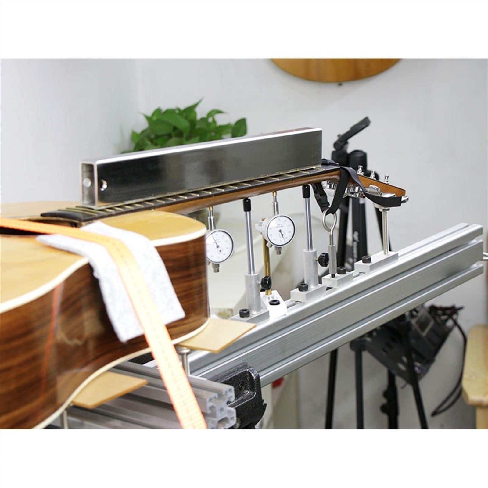 Professionnel Outils de Guitare Outil De Réparation D'instrument Professionnel De Guitare Électrique De Plate-forme De Nivellement De Cou De Tension De Cou De Guitare Simulé Outils de Guitare