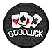 Produktbild Goodluck Karten Aufnäher Bügelbild