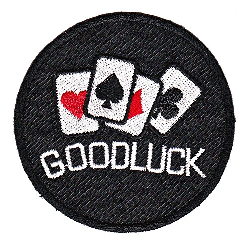 Preisvergleich Produktbild Goodluck Karten Aufnäher Bügelbild