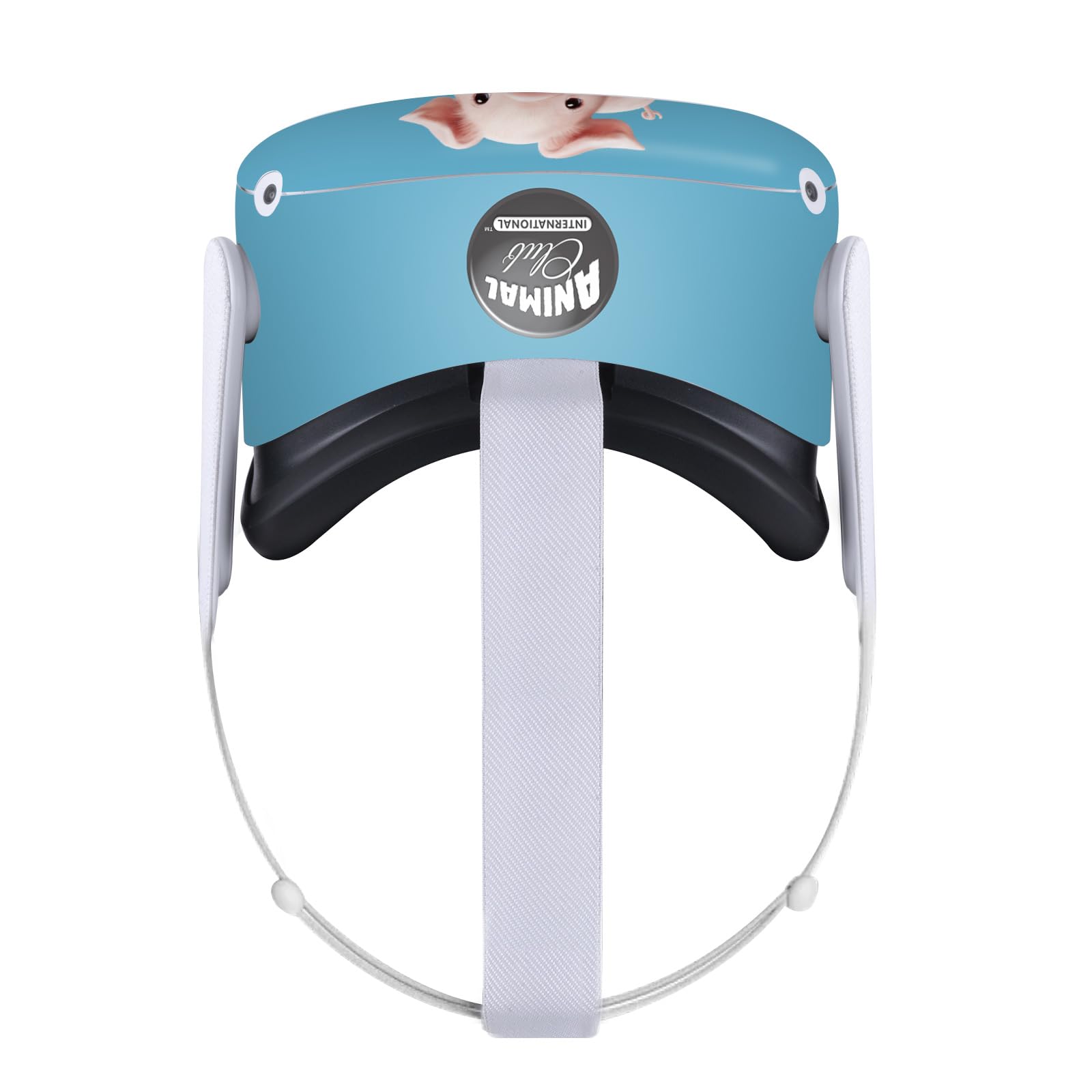 Head Case Designs Officially Licensed Animal Club International Pig Faces Vinyl Sticker Skin Decal Cover Compatible with Meta Quest 2