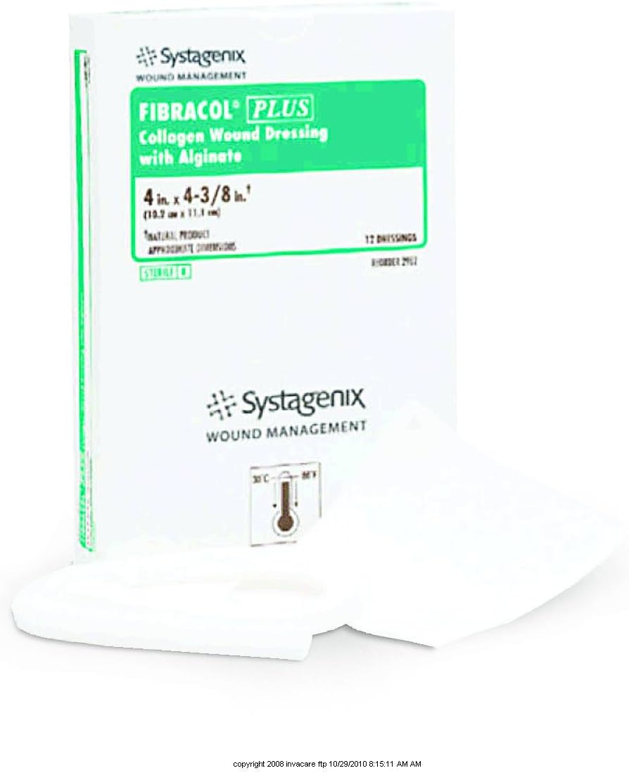 FIBRACOL Plus Collagen Wound Dressing with Alginate-(1 CASE, 72 Each)