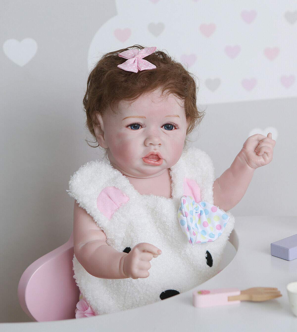 Buy Angelbaby Realistic Full Body Silicone Reborn Baby Dolls Girl 22