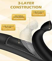 Vista 7 de WADEO Manguera adaptadora de repuesto de propano con manómetro, manguera de extensión de adaptador de tanque de propano de 4 pies/48 pulgadas