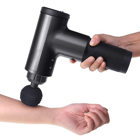 Niyam Deep Vibration Muscle Body Relaxation Electric Gun Fitness Equipment Massage Hammer Shock Pain Relief Massager (Color May Vary))
