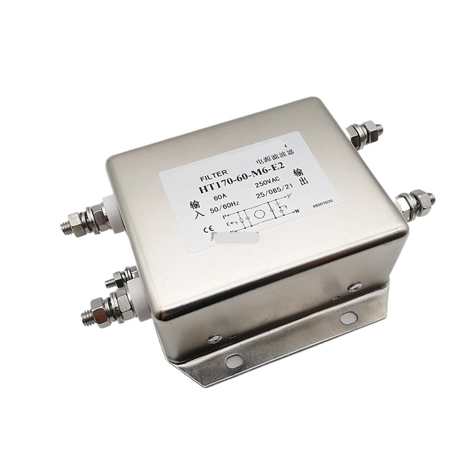 Netzfilter HT170-20-L8-B2 B3 10A 20A 30A Entstörfilter(HT170-60-M6-E2 60A)