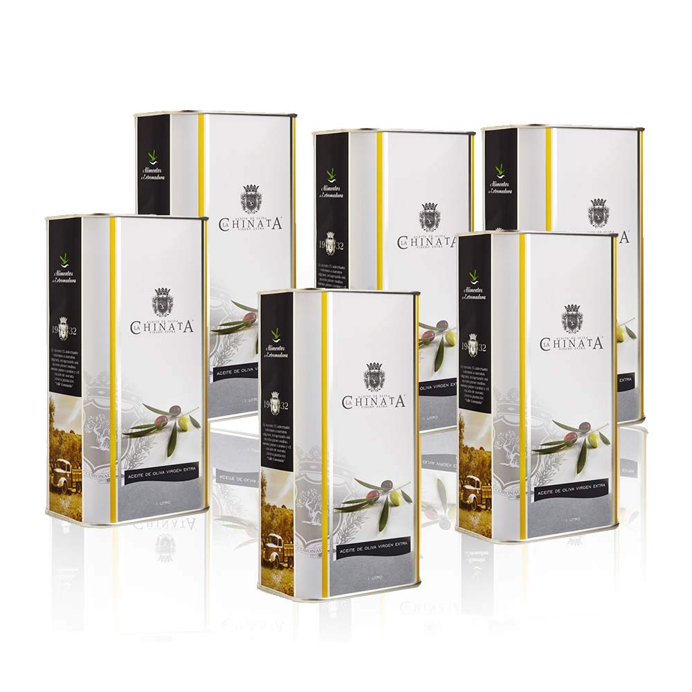 PACK ACEITE DE OLIVA VIRGEN EXTRA LATA 1 L (x6) CHINATA