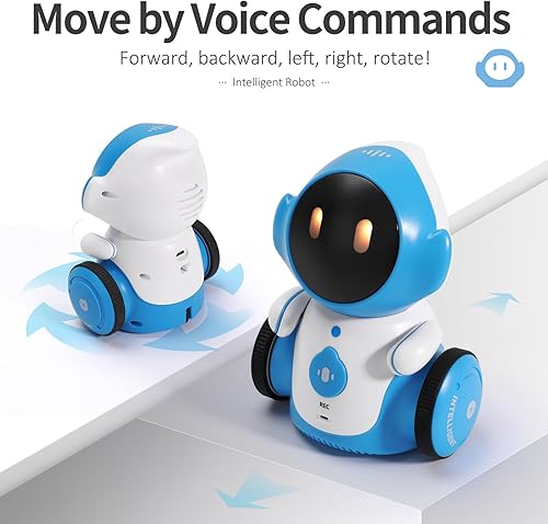 Miniatura 4 de GILOBABY Juguetes robot, juguetes inteligentes recargables para niños, robótico inteligente con sensor táctil controlado por voz, canto, bailar,