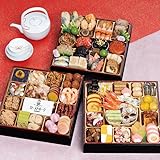 【12月31日お届け】千賀屋謹製 迎春おせち料理「おもてなし」冷蔵 和風三段重 57品 4～5人前