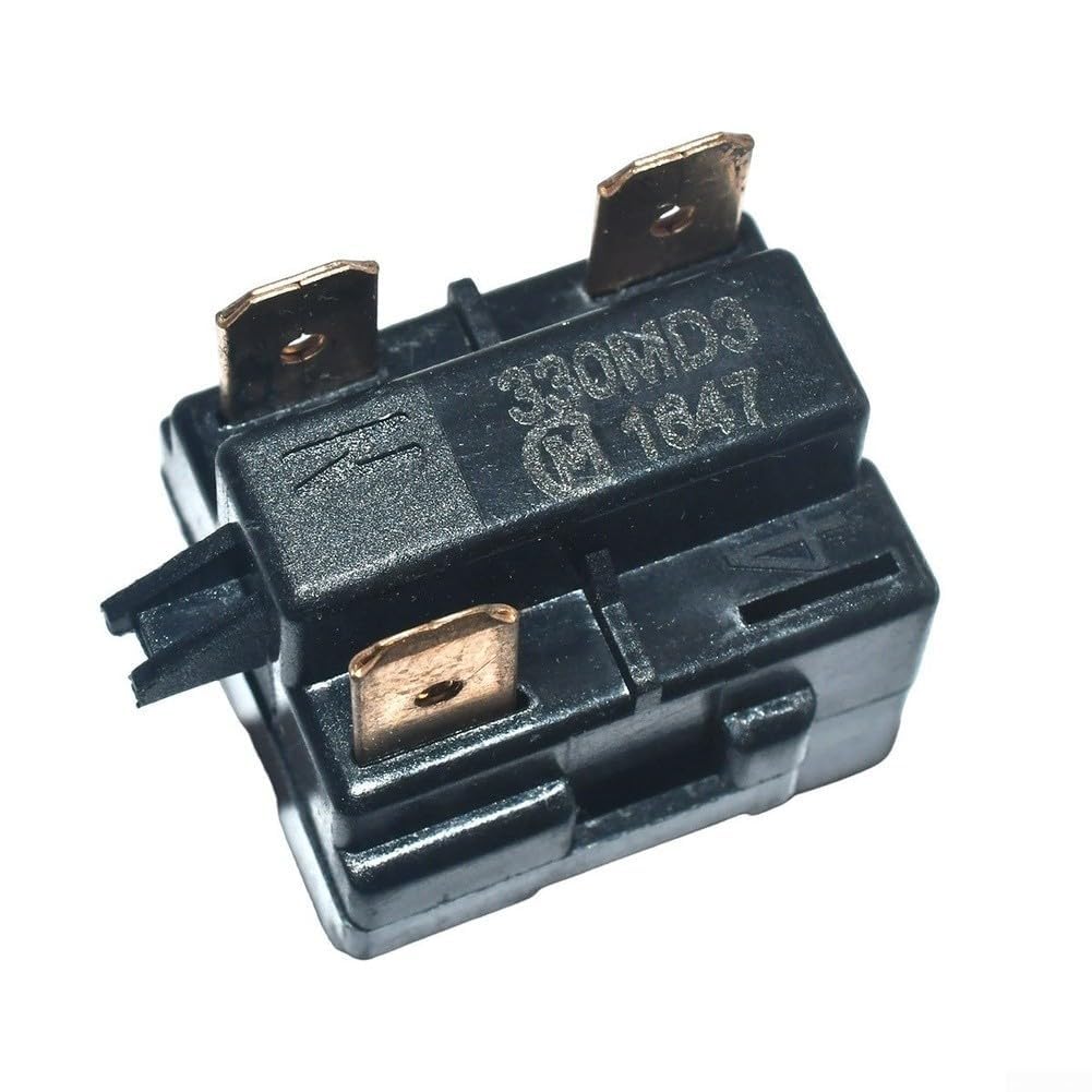 Protector de Sobrecarga y para relé de Arranque para ptc 3 Pin para Reparación de Electrodomésticos en Neveras de Vino y para enfriadores de Bebidas(Butterfly)