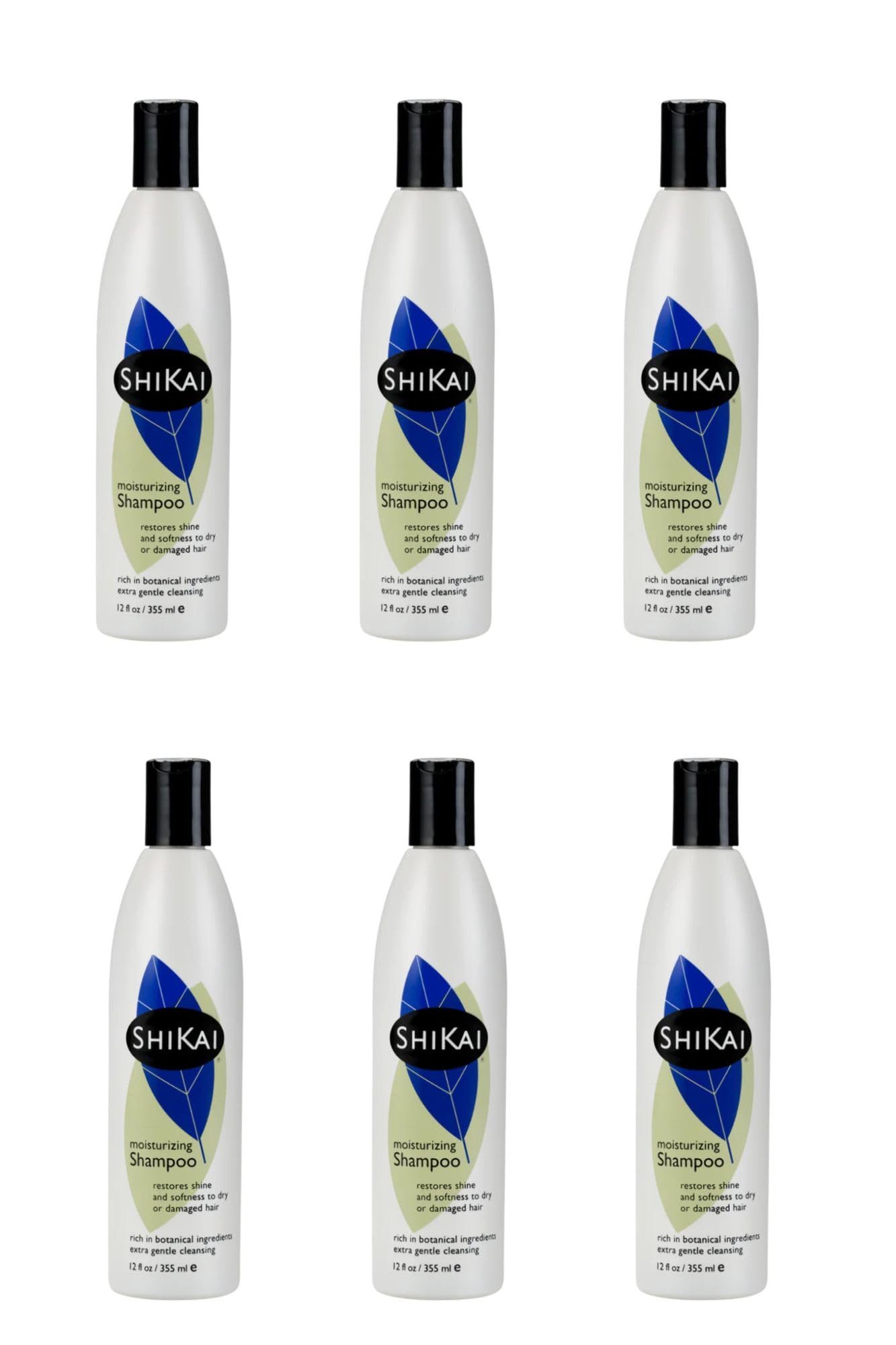 Shikai: Original Natural Formulas, Moisturizing Shampoo 12 oz (6 pack)