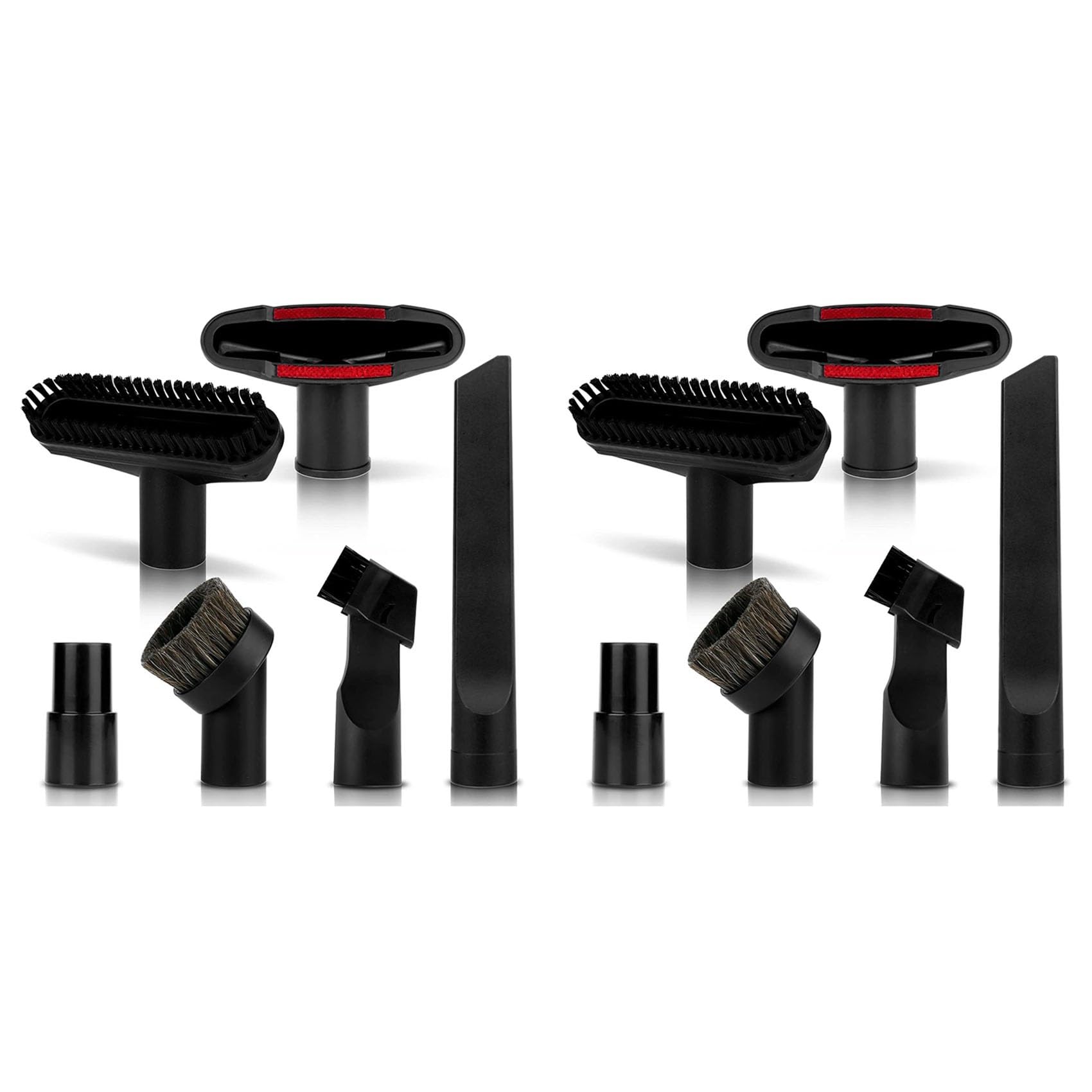Hndhbfgrt 2X Vacuum Cleaner Attachments 32mm Vacuum Cleaner Attachment Kit Extra Nozzle Kit Cleaning Brush Brushes and Nozzles