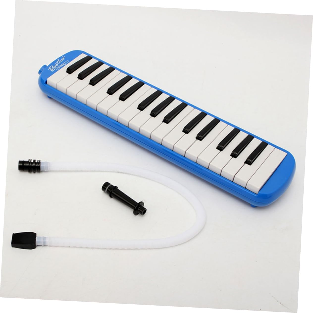 BESTonZON 32 armonica a tastiera pianoforte melodico pianoforte a bocca fisarmonica a piano giocattolo strumenti a tastiera fisarmonica strumento melodico melodica portatile Blue