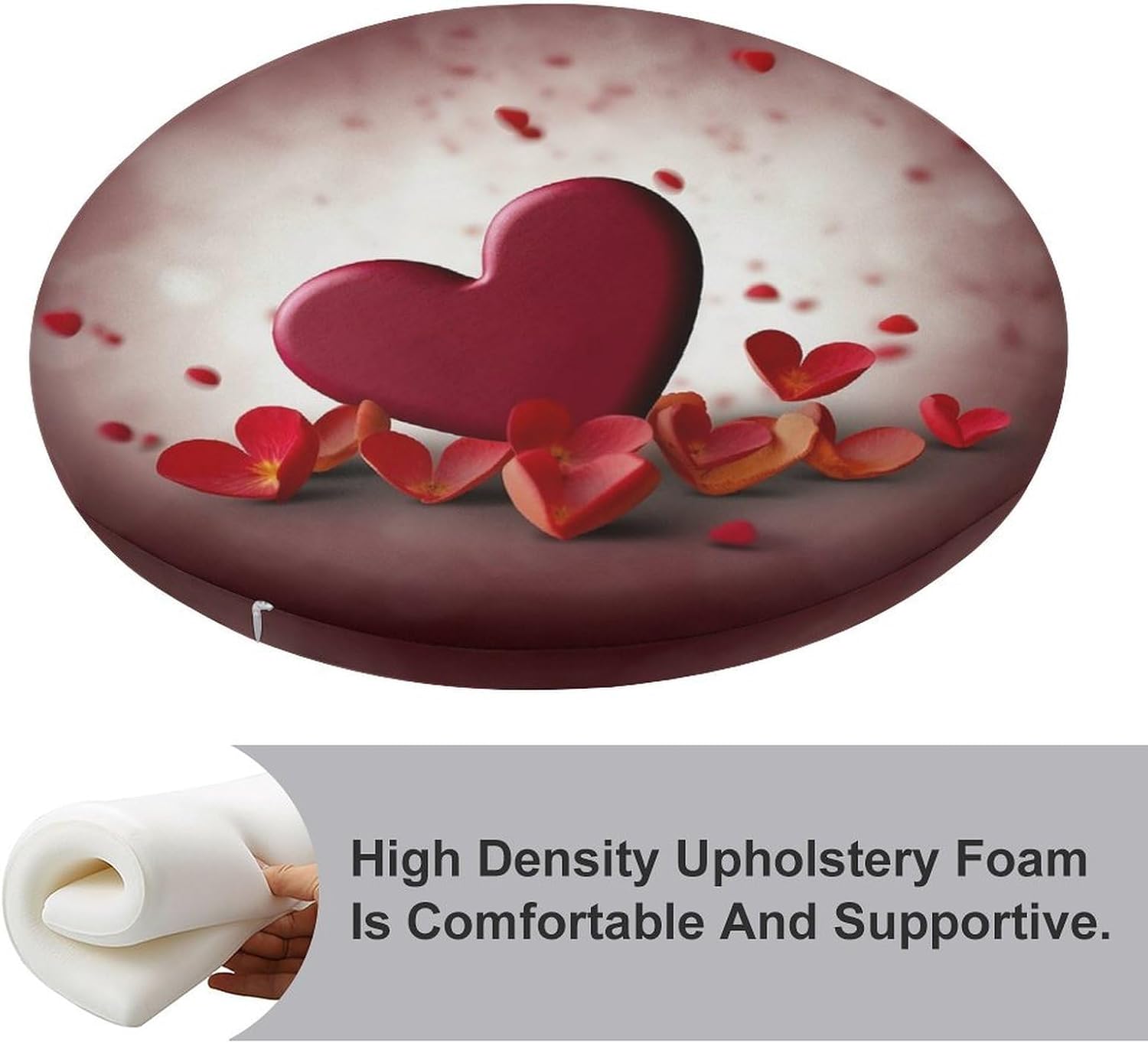 Hearts with Love Chair Cushions Floor Pillow Chair Pad