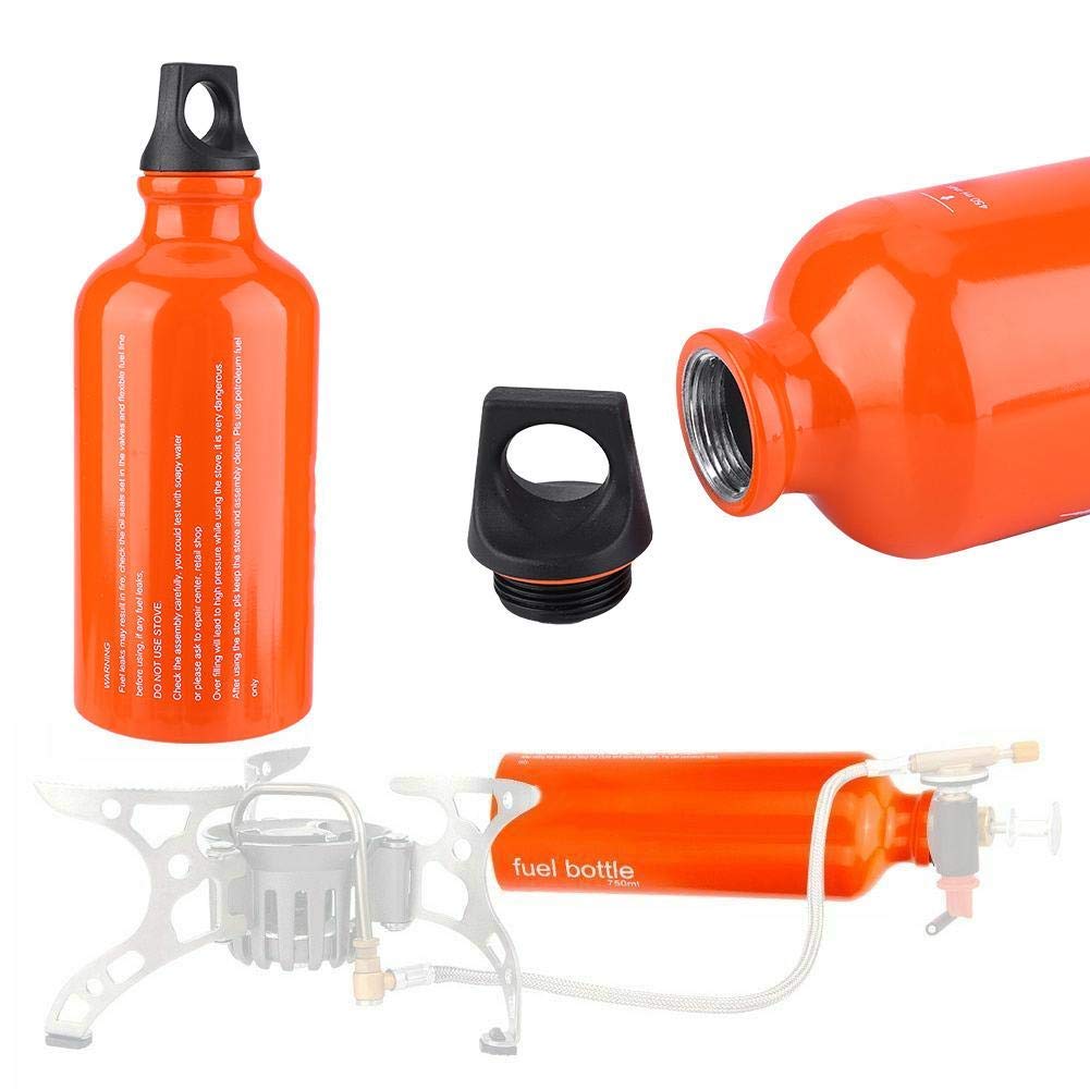 Butelka na paliwo, 530 ml, aluminiowa kuchenka gazowa, zbiornik na benzynę, butelkę, olej, pojemnik do przechowywania na zewnątrz, kemping, wędrówki