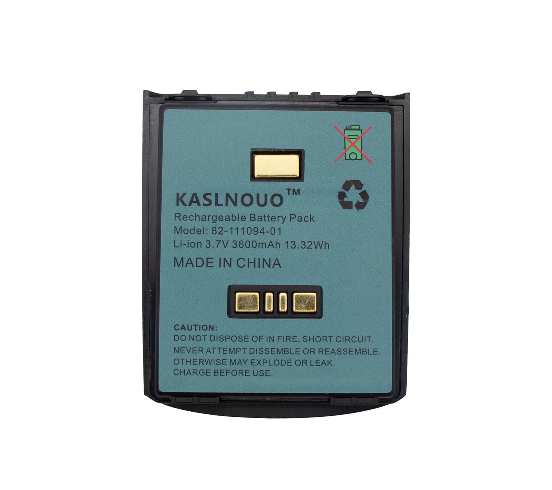 KASLNOUO Replacement Battery for Zebra MC55 MC56 MC65 MC67 Series PN BTRY-MC55EAB02,400384-217 3.7V 3600mAh 3-Pack