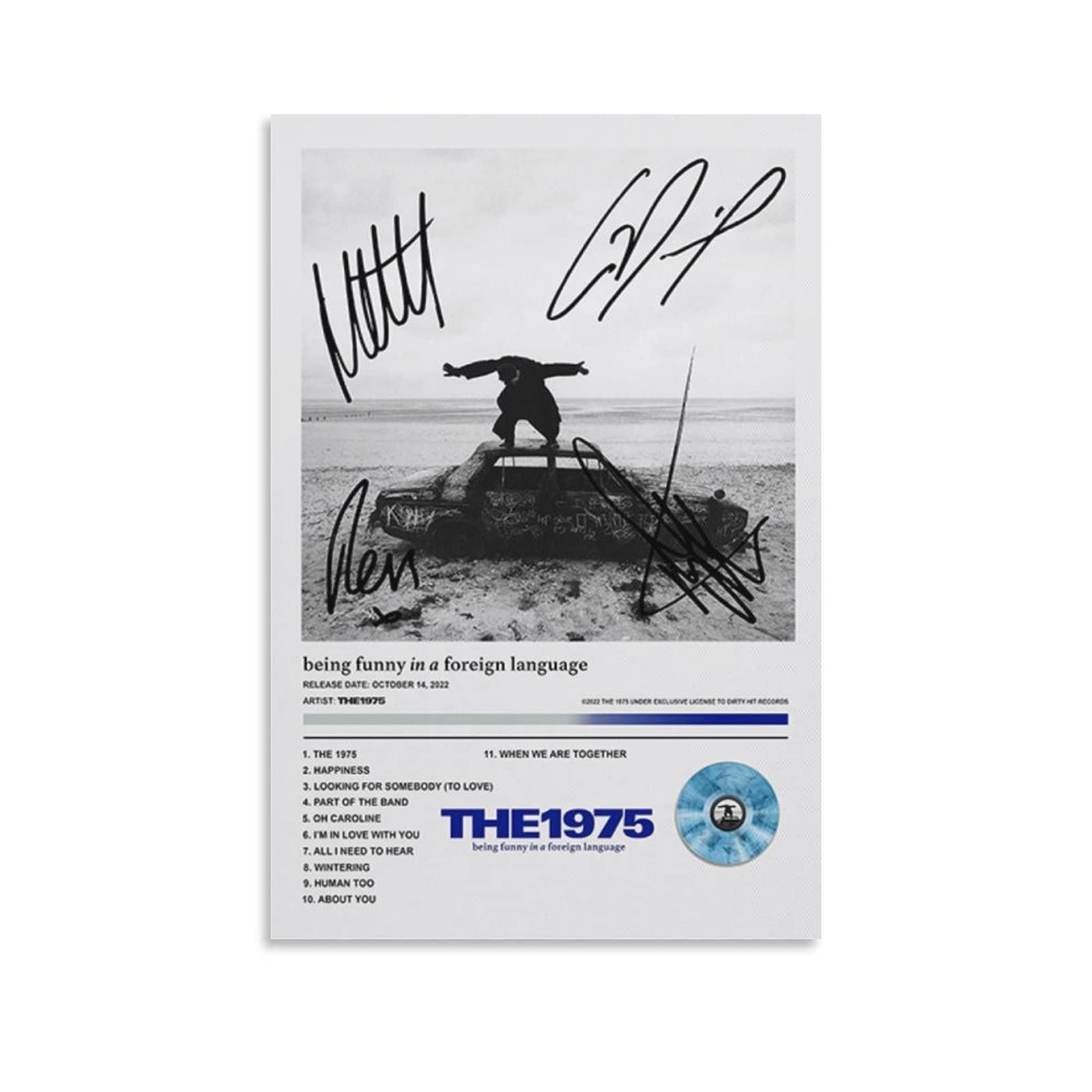 Amazon.co.jp: The 1975 ポスター Being Funny In A 外国語 音楽