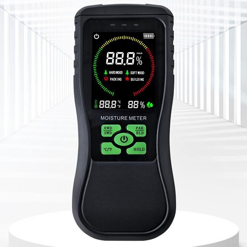 Igrometro per pini HY18 Display LCD Allerta Acustica Igrometro