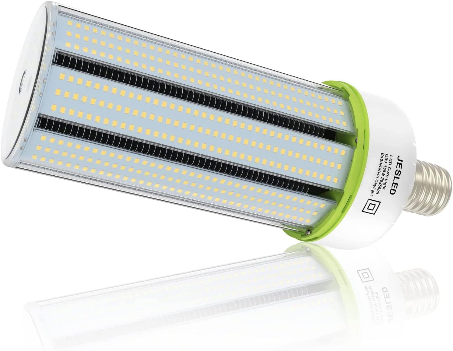 80W LED Corn Light Bulb, Large Mogul Base E39 LED Bulbs, 10800 Lumens (400W-600W Equivalent), 5000K Daylight, AC100-277V, JESLED Metal Halide Replacement for Outdoor Indoor Area Lighting HID/CFL/HPS