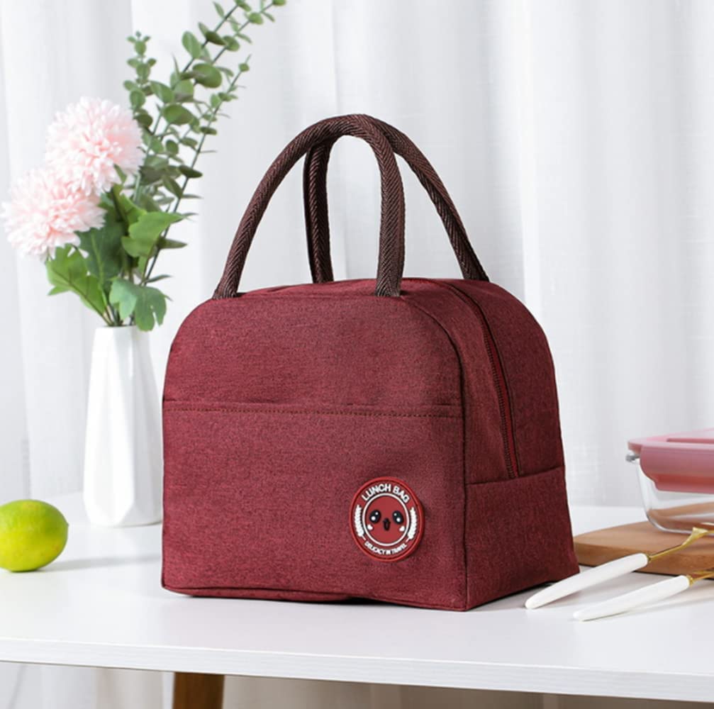 EMAILYA RETAILS Insulated Lunch Bags for Women Work Student Kids to School Waterproof Thermal Cooler Tote Bag Picnic Organizer Storage Tiffin Box Portable and Reusable (red Bag) (B0C9TK1TRD) Amazon Price History, Amazon Price Tracker