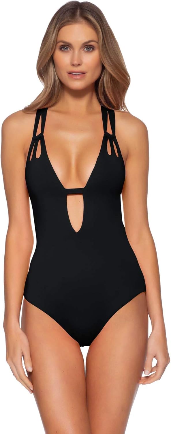 Skylar plunge one piece swimsuit Clearance