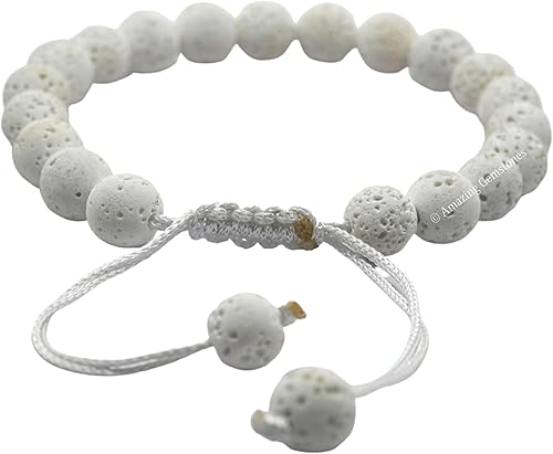 Miniatura 56 de Amazing Gemstone Crystal Bracelet for Women Men's Gifts - Protection Healing Crystal Bracelet - 8mm Gemstone Beaded Adjustable Bracelet Pulseras