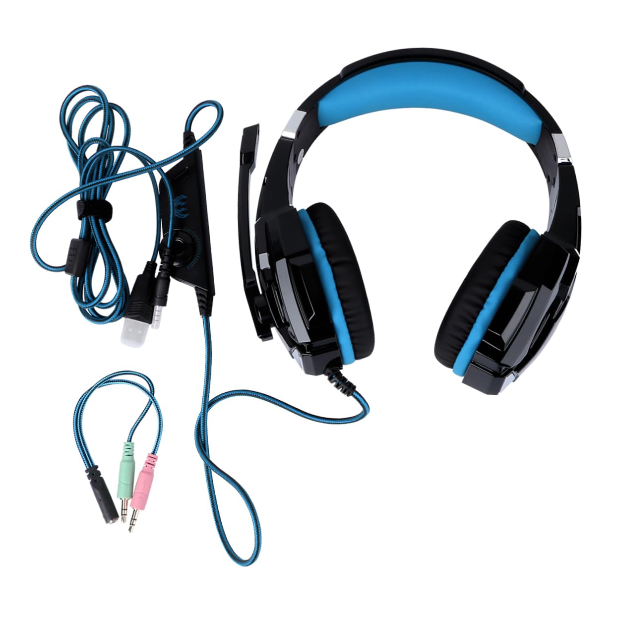 ERINGOGO Gaming Headset with Luminous Design Cool Headphones for Computer Headset with Led Lights-image-42
