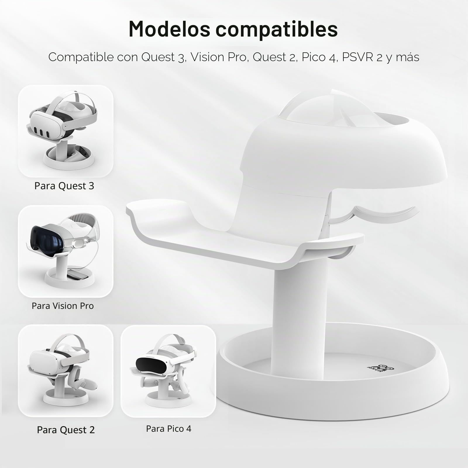 AMVR Soporte de Realidad Virtual, Accesorios de Compatible con Quest 3s, Quest 3, Auriculares Quest Pro, Meta Quest, para Quest 2, Pico 4,Rift o Rift S y Controladores táctiles